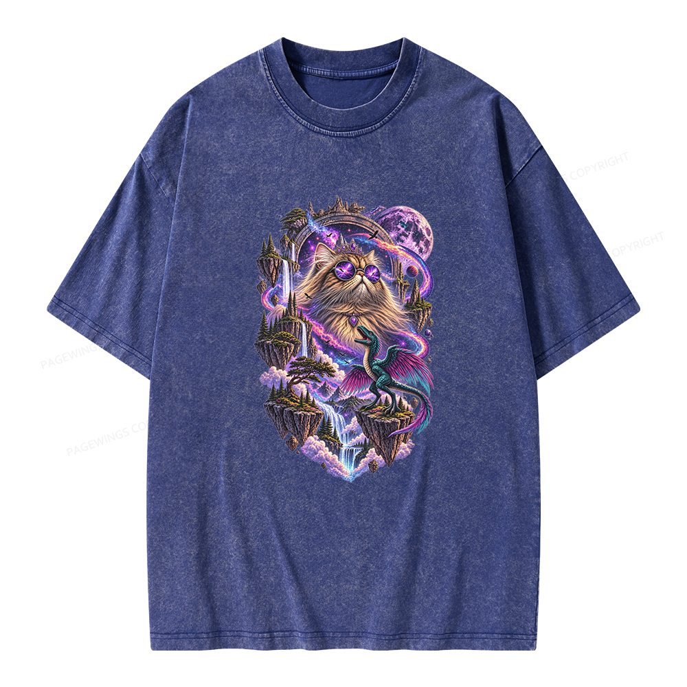 Pagewings Sci Fi Bookish Unisex Washed T-shirt