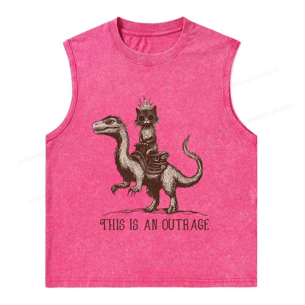 Pagewings Princess Donut Washed Tank Top