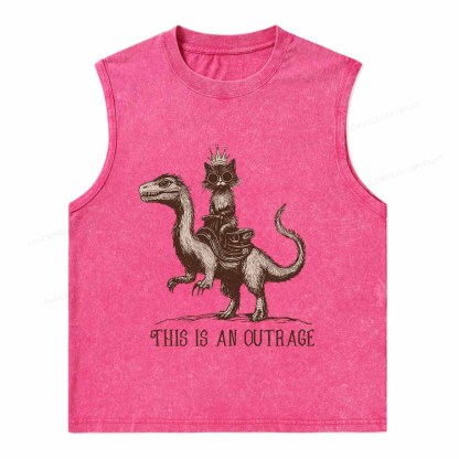 Pagewings Princess Donut Washed Tank Top