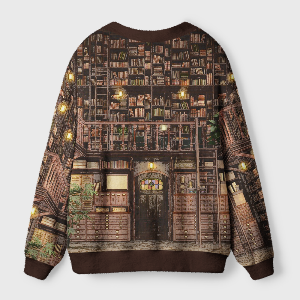 Pagewings Library Light Knit Unisex Cardigan Sweaters