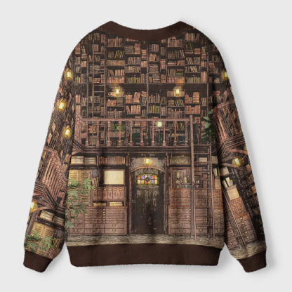 Pagewings Library Light Knit Unisex Cardigan Sweaters