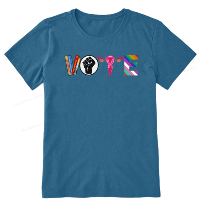 Pagewings VOTE Banned Books T-Shirt Unisex Classic T-shirt