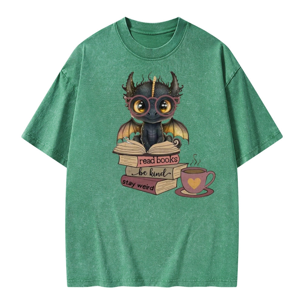 Pagewings Fourth Wing Dargon Unisex Washed T-shirt