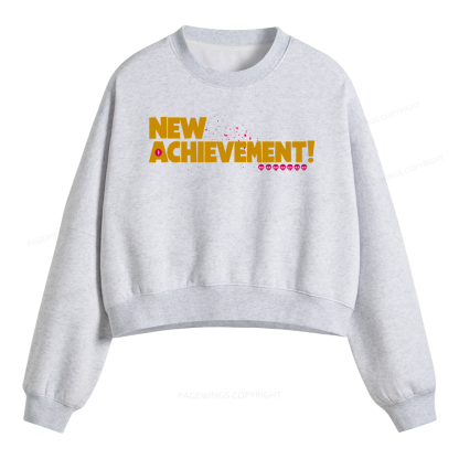 Pagewings New Achievement Fleece Crop Sweatshirt