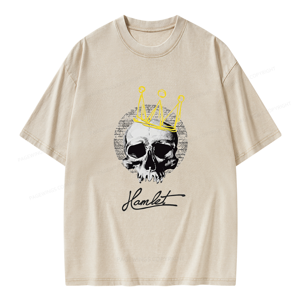 Pagewings Book Quote Unisex Washed T-shirt