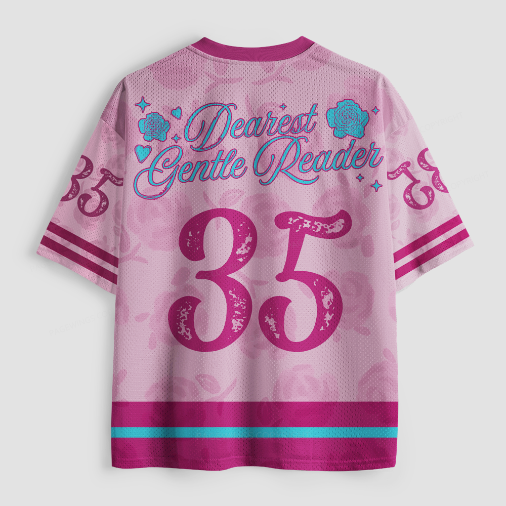 Pagewings Dearest Gentle Reader Unisex Mesh Jersey