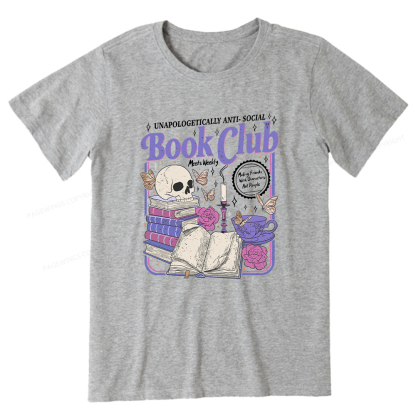 Pagewings Anti Social Book Club Unisex Classic T-shirt
