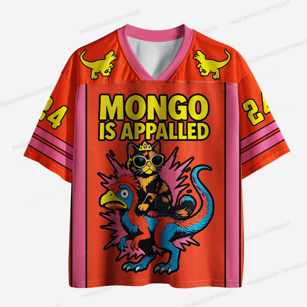 Pagewings Mongo Is Appalled Unisex Mesh Jersey