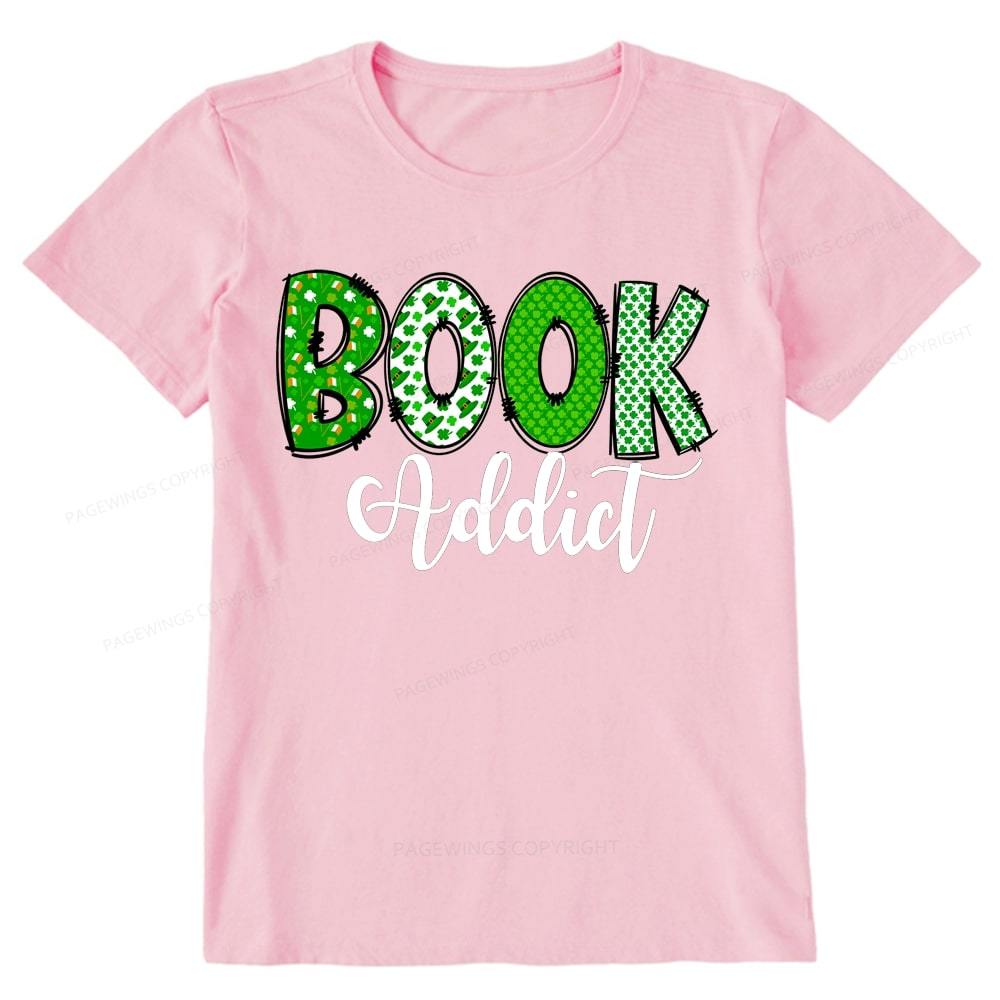 Pagewingsread t Patrick's Day Gift for bookworm,Book Lovers Unisex Classic T-shirt