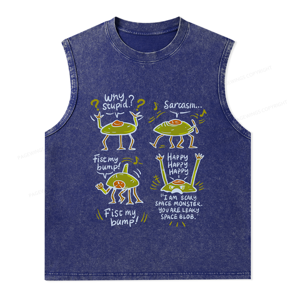 Pagewings Rocky Amaze Book Lover Unisex Washed Tank Top