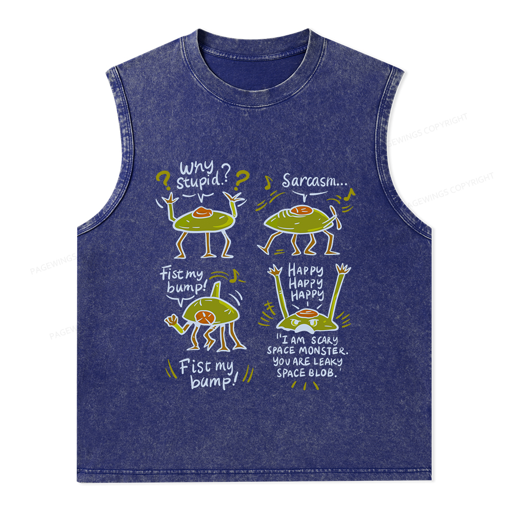 Pagewings Rocky Amaze Book Lover Unisex Washed Tank Top