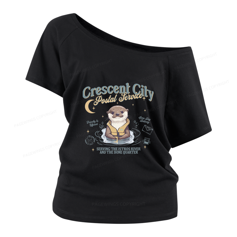 Pagewing Reading Fantasy Bookish Women Off Shoulder T-shirts