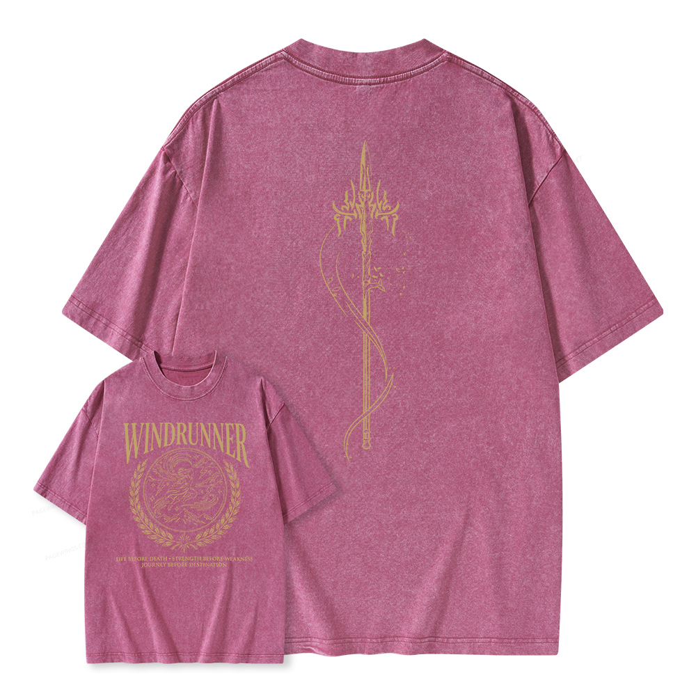 Pagewings Windrunner Unisex Washed T-shirt