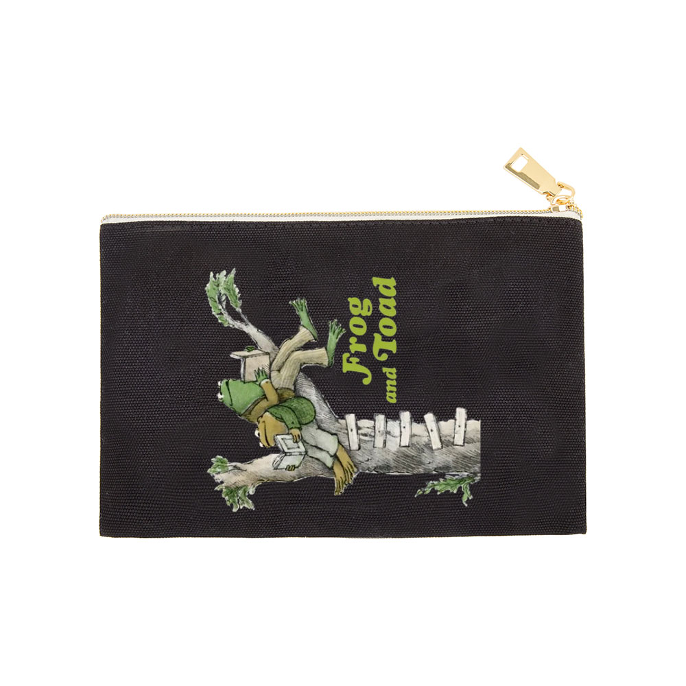 Pagewings Frog and Toad Old Book Pouch