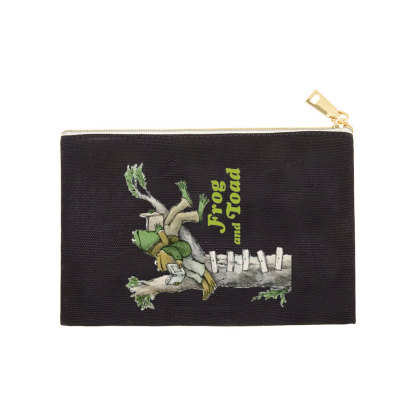Pagewings Frog and Toad Old Book Pouch
