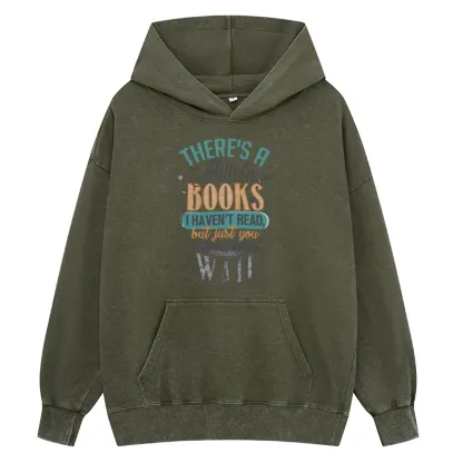 Pagewings There's A Million Books I Haven't Read Unisex Washed Hoodie