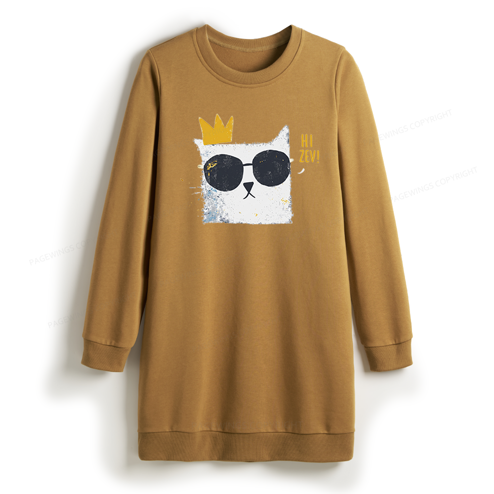 Pagewings Sci Fi Bookish Sweatshirt Dress