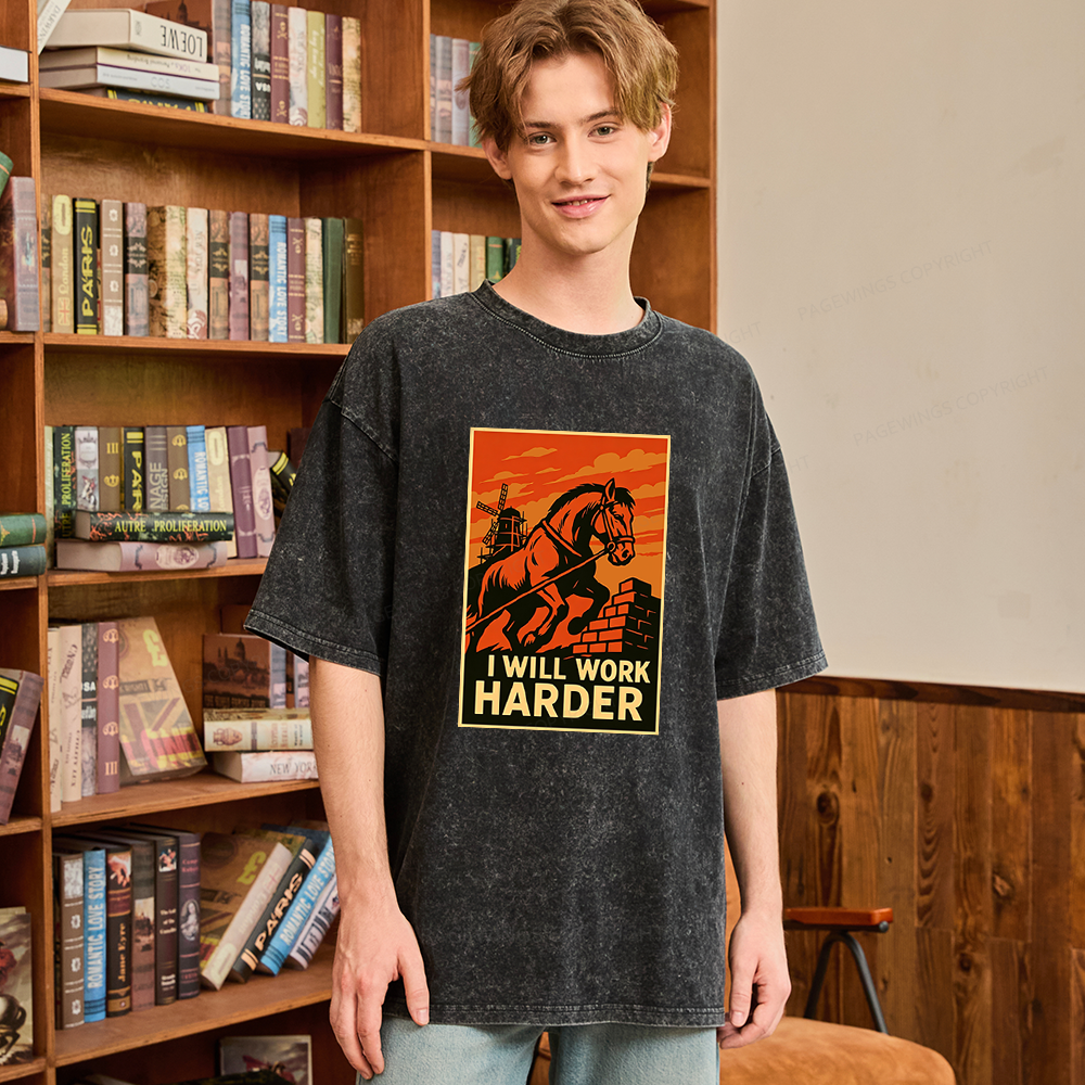 Pagewings Dystopia Quote Unisex Washed T-shirt