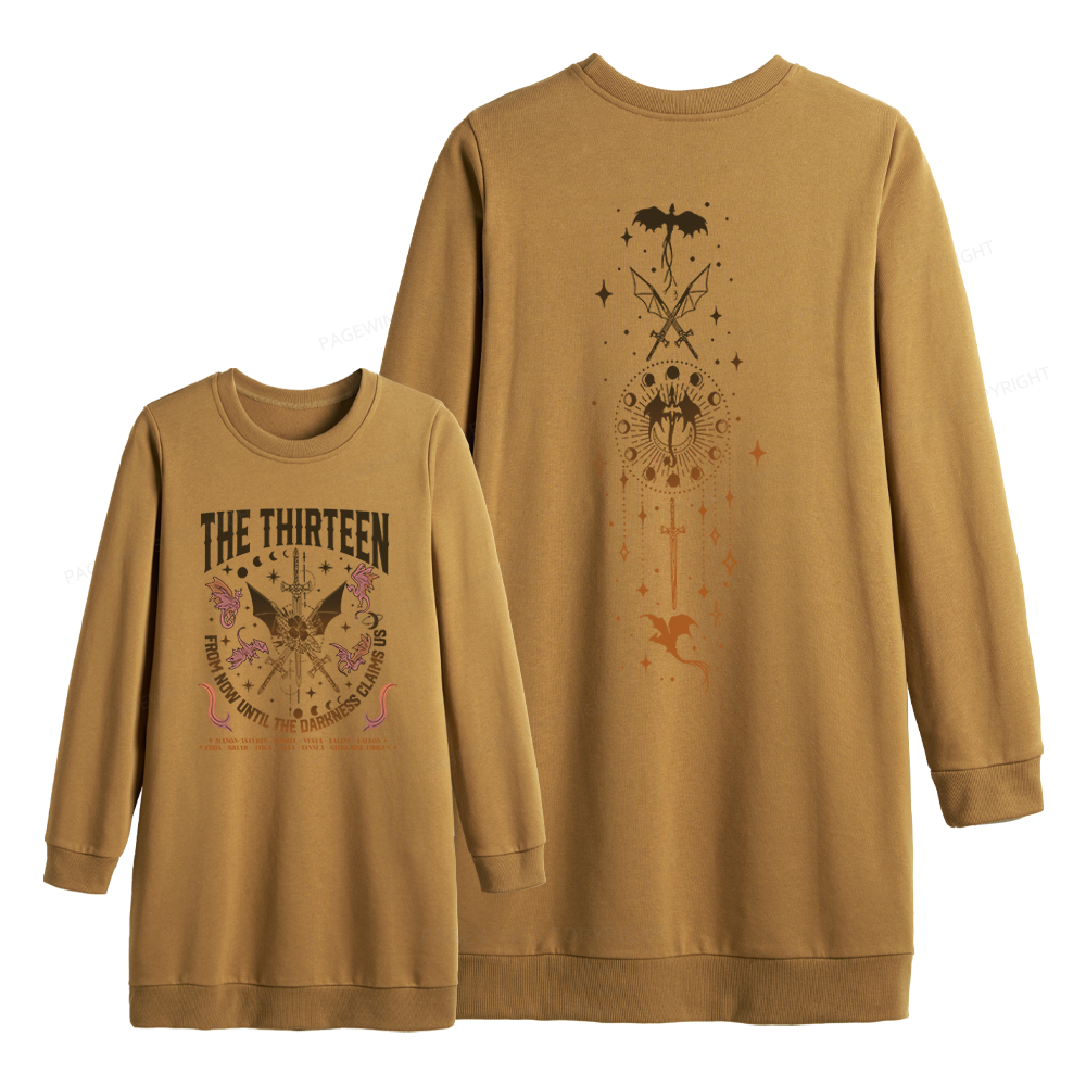 Pagewings Fantasy Sweatshirt Dress