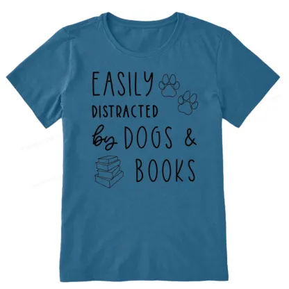 Pagewings Dogs And Books Unisex Classic T-shirt