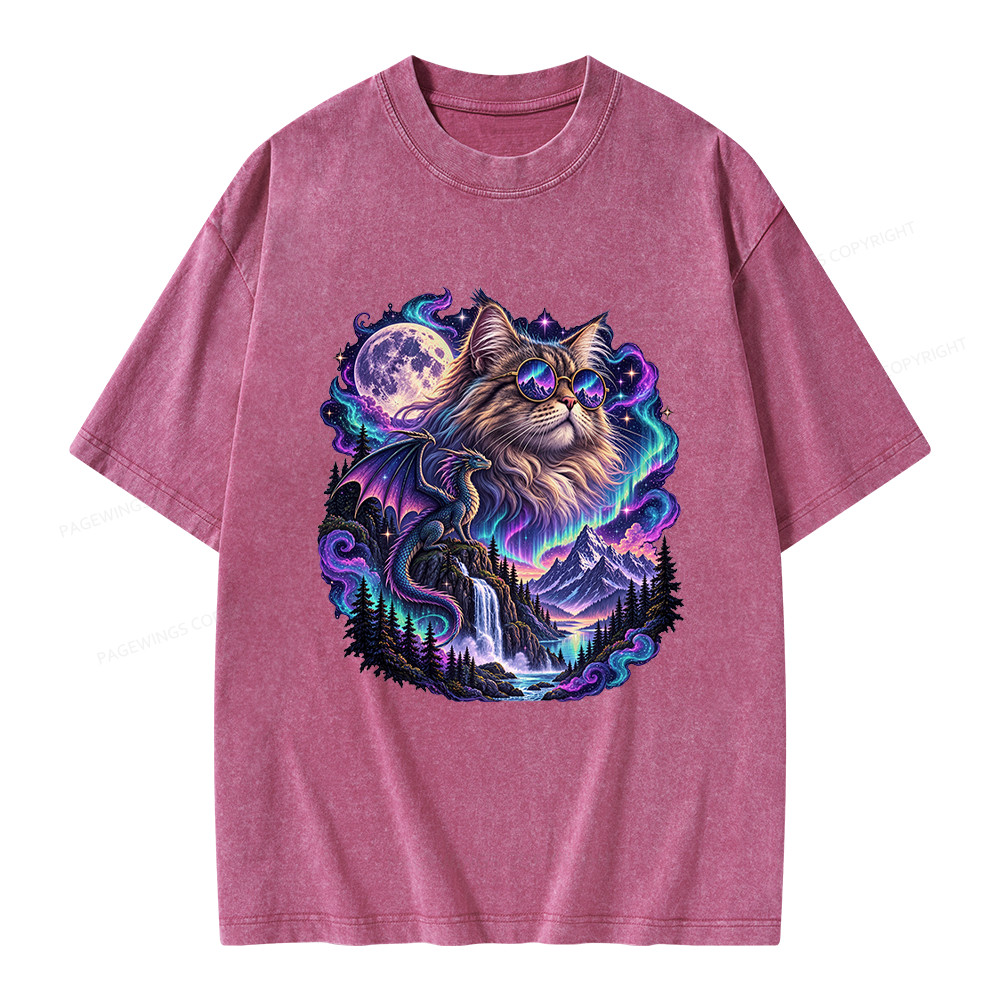 Pagewings Sci Fi Bookish Unisex Washed T-shirt