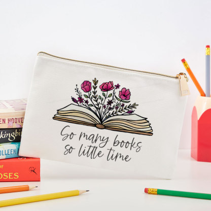 Pagewings So Many Books So Little Time Pouch