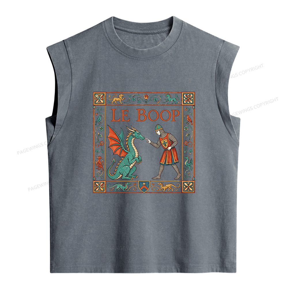 Pagewings Le Boop Women's Washed Tank Top