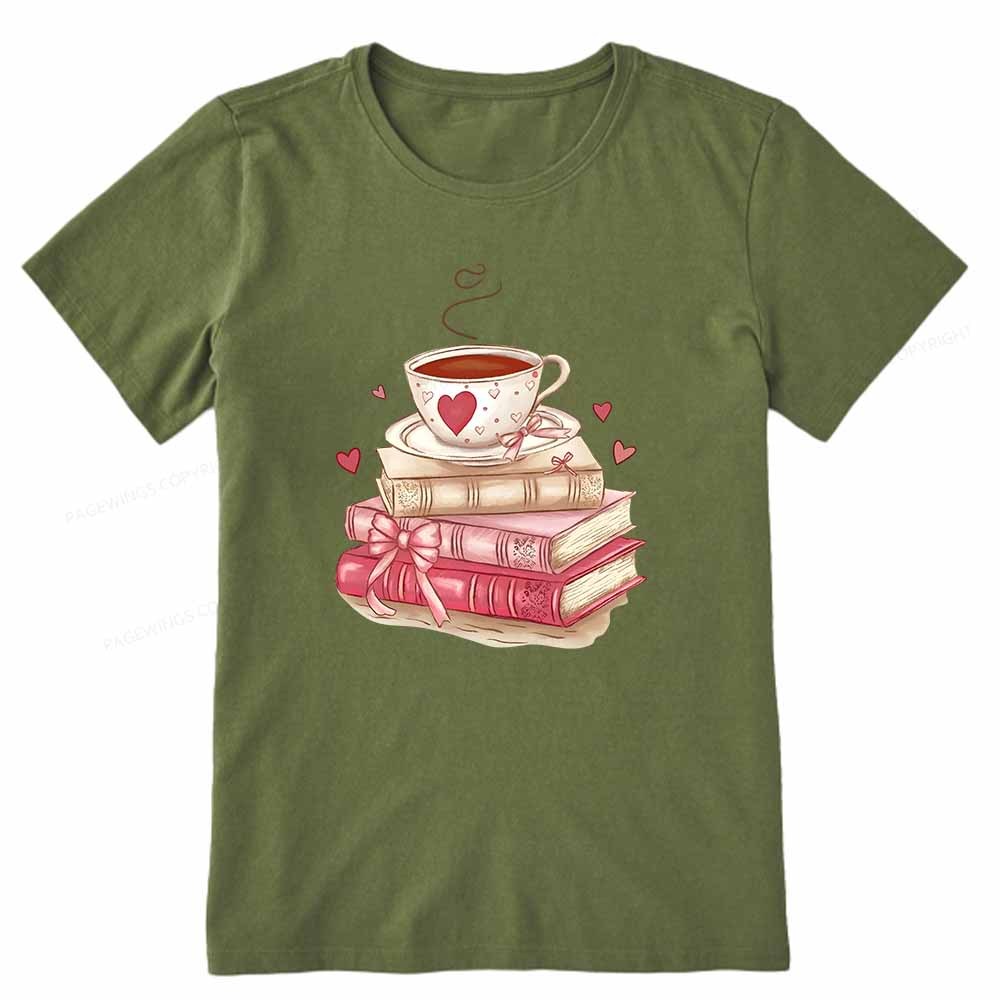 Pagewings Book Lover Valentine Sweatshirt Unisex Classic T-shirt