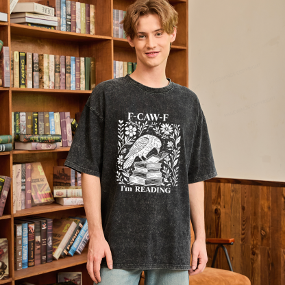 Pagewings I'm Reading Unisex Washed T-shirt