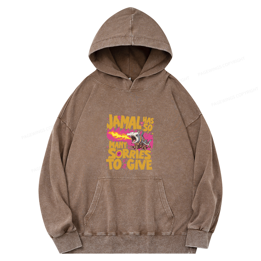 Pagewings Sci-Fi Novel Lover Unisex Washed Hoodie