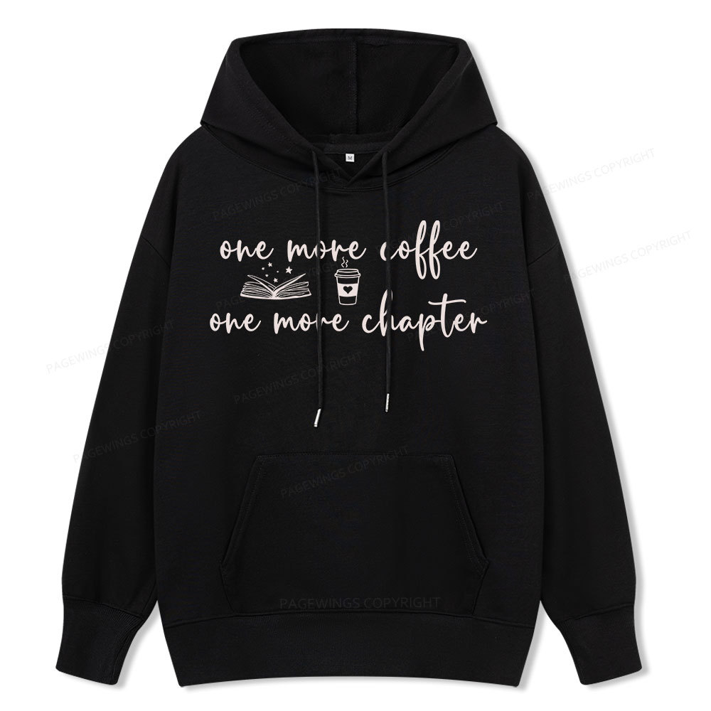 Pagewing Just One More Coffee and Books Unisex Classic Hoodie