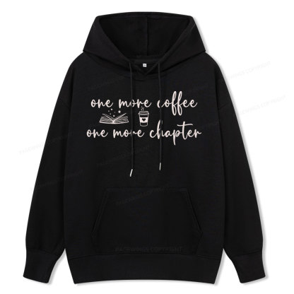 Pagewing Just One More Coffee and Books Unisex Classic Hoodie
