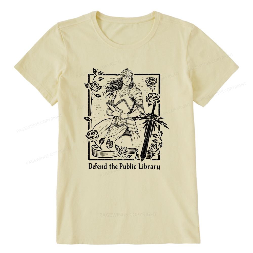 Pagewings Defend The Public Library Unisex Classic T-shirt