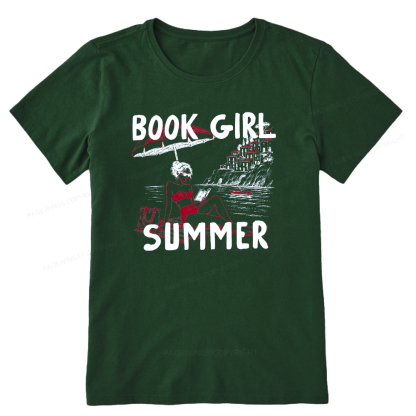 Pagewings Book Girl Summer Unisex Classic T-shirt