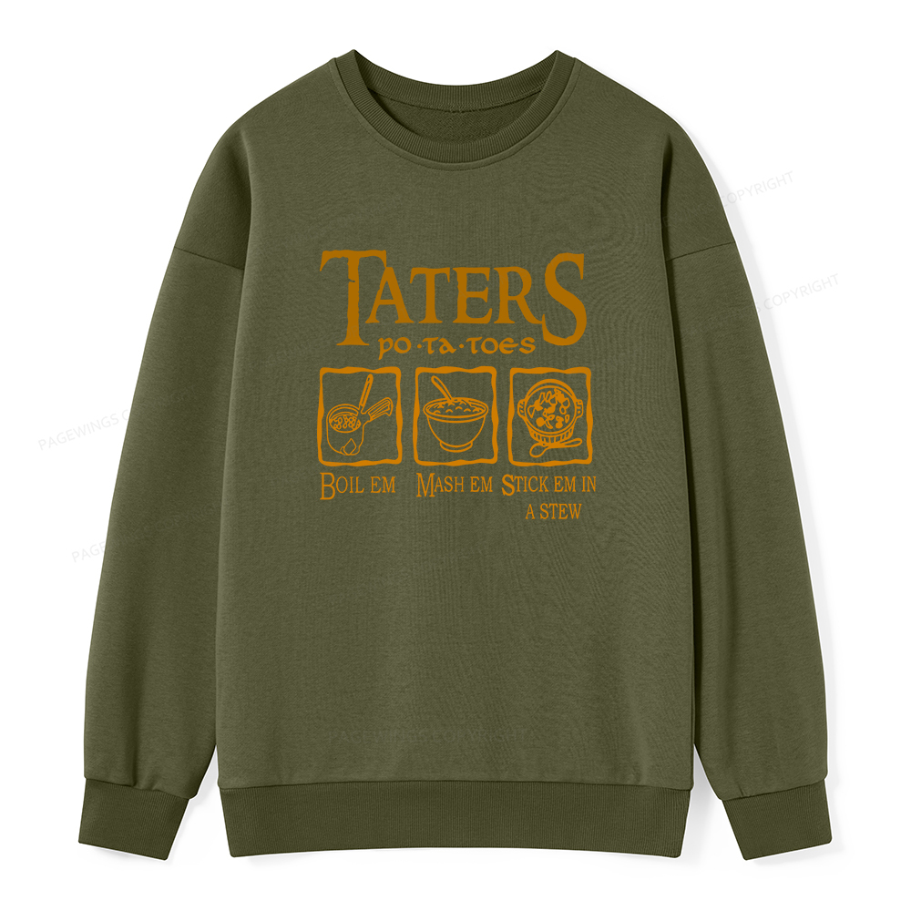 Pagewings Taters PoTaToes Unisex Classic Sweatshirt