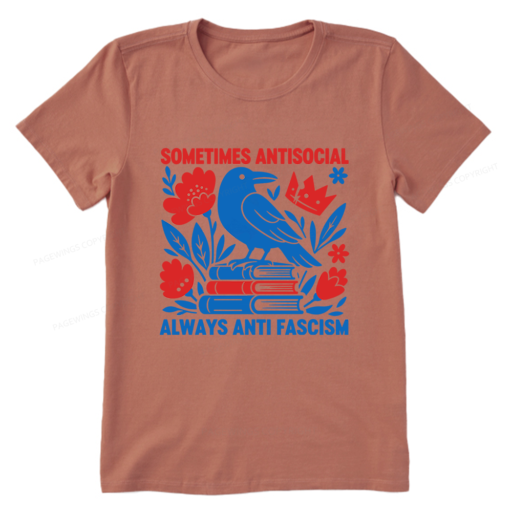 Pagewings Anti Fascism Unisex Classic T-shirt