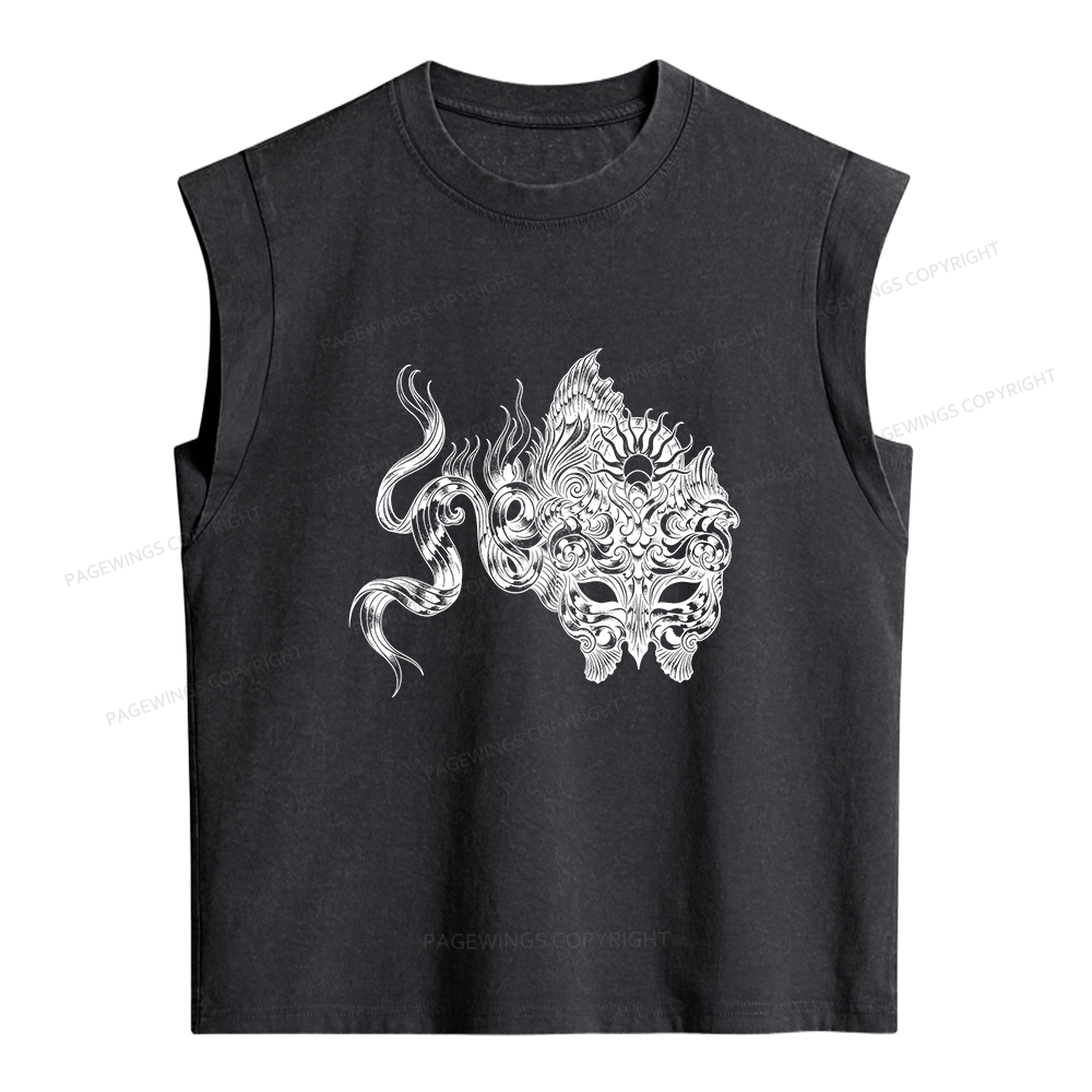 Pagewings Fantasy Bookish Women's Washed Tank Top