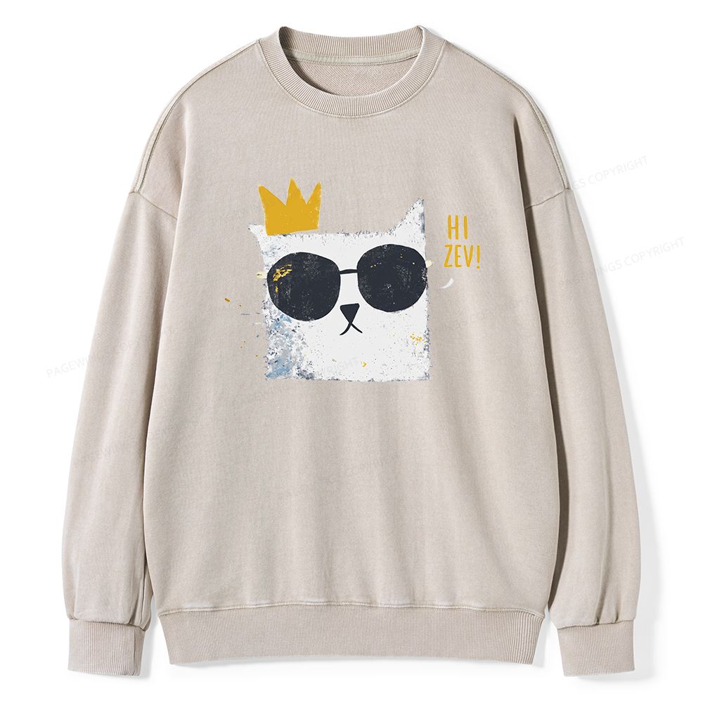 Pagewings Sci-Fi Bookish Unisex Washed Sweatshirt