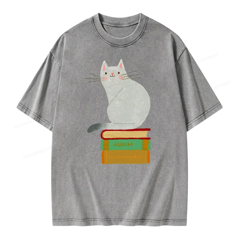 Pagewings Want To Read A Book Right Now Unisex Washed T-shirt