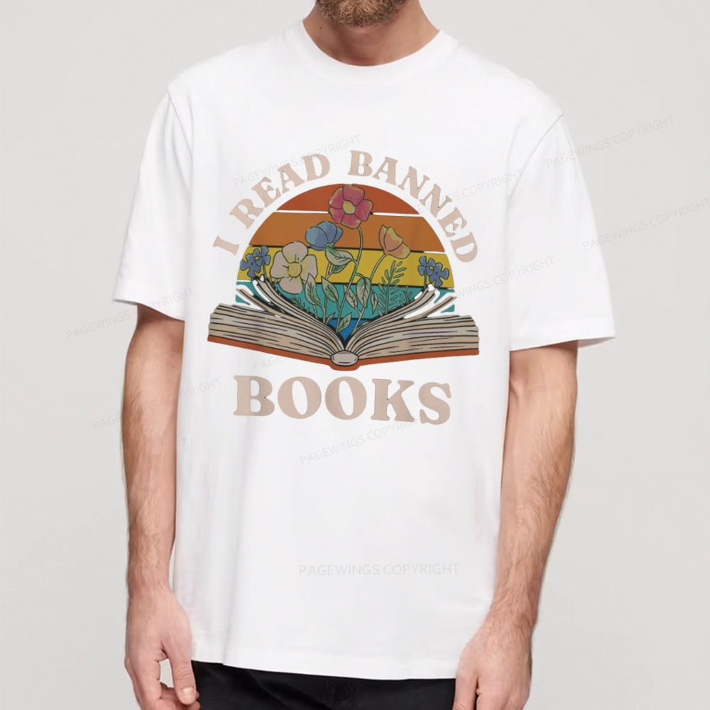 Pagewings I Read Banned Books Unisex Classic T-shirt