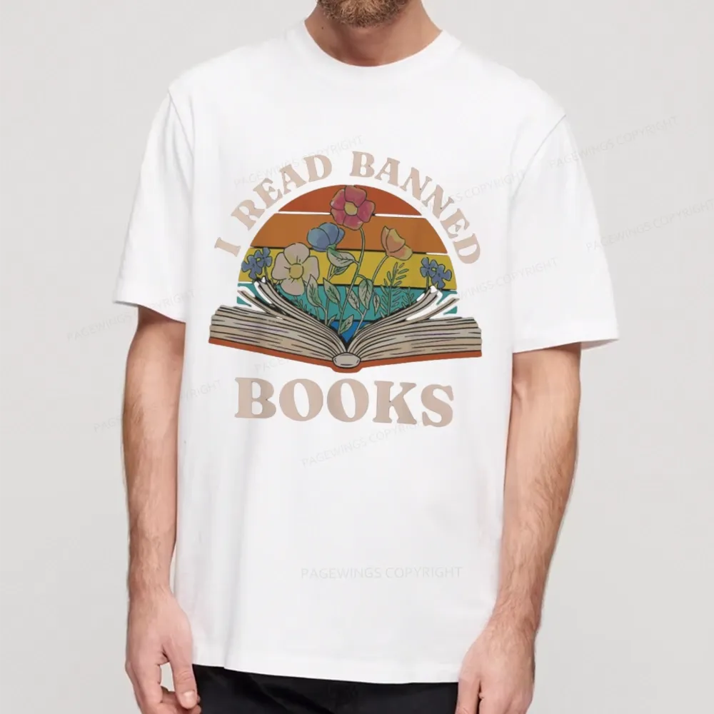Pagewings I Read Banned Books Unisex Classic T-shirt