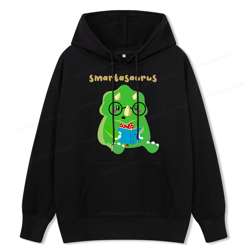 Pagewing Smart Dinosaur Is Reading Seriously Unisex Classic Hoodie