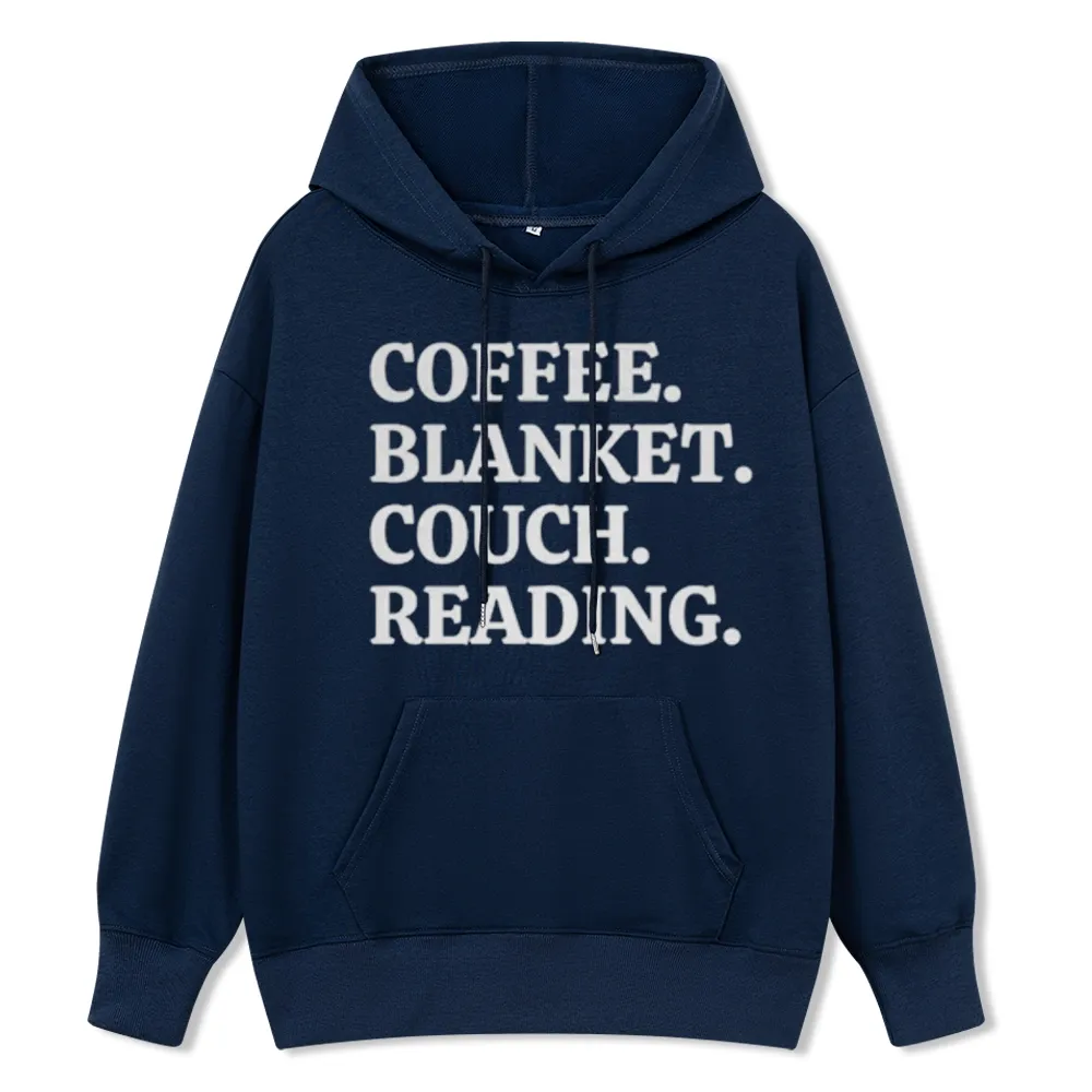 Pagewings Coffee Blanket Couch Reading Unisex Classic Hoodie