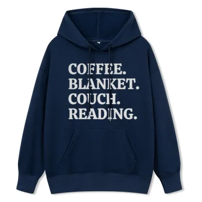 Pagewings Coffee Blanket Couch Reading Unisex Classic Hoodie