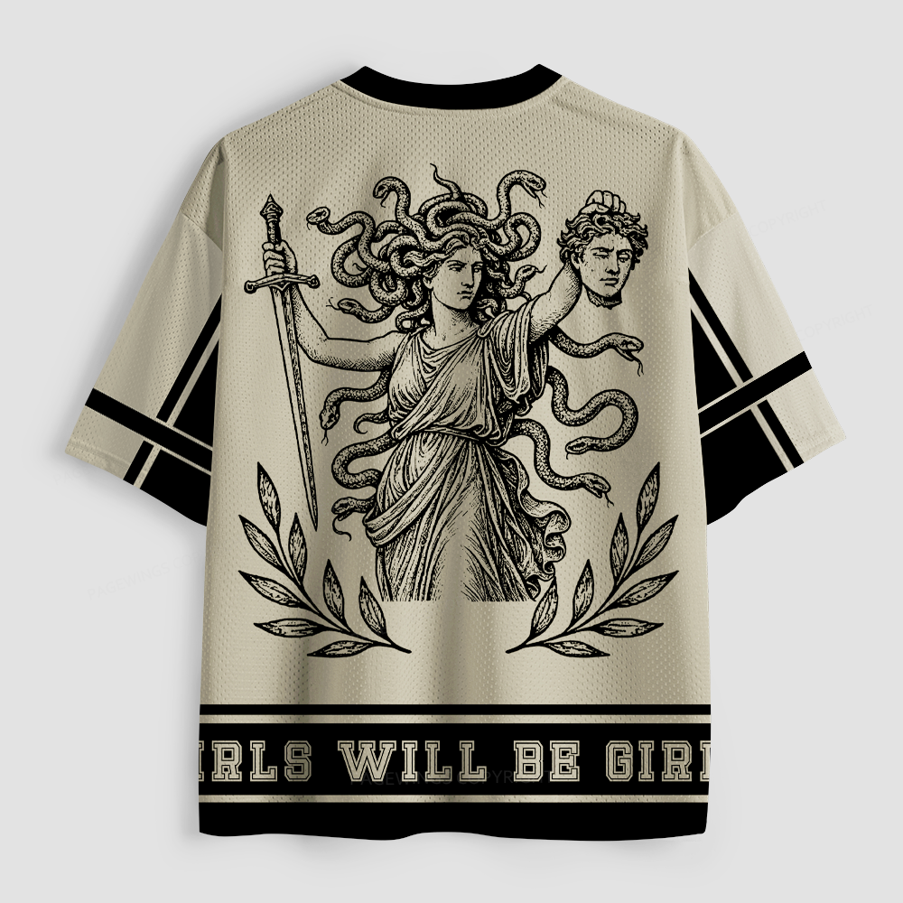 Pagewings Girls Will Be Girls Unisex Mesh Jersey