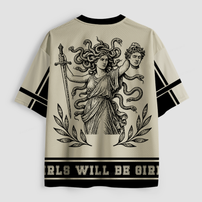 Pagewings Girls Will Be Girls Unisex Mesh Jersey