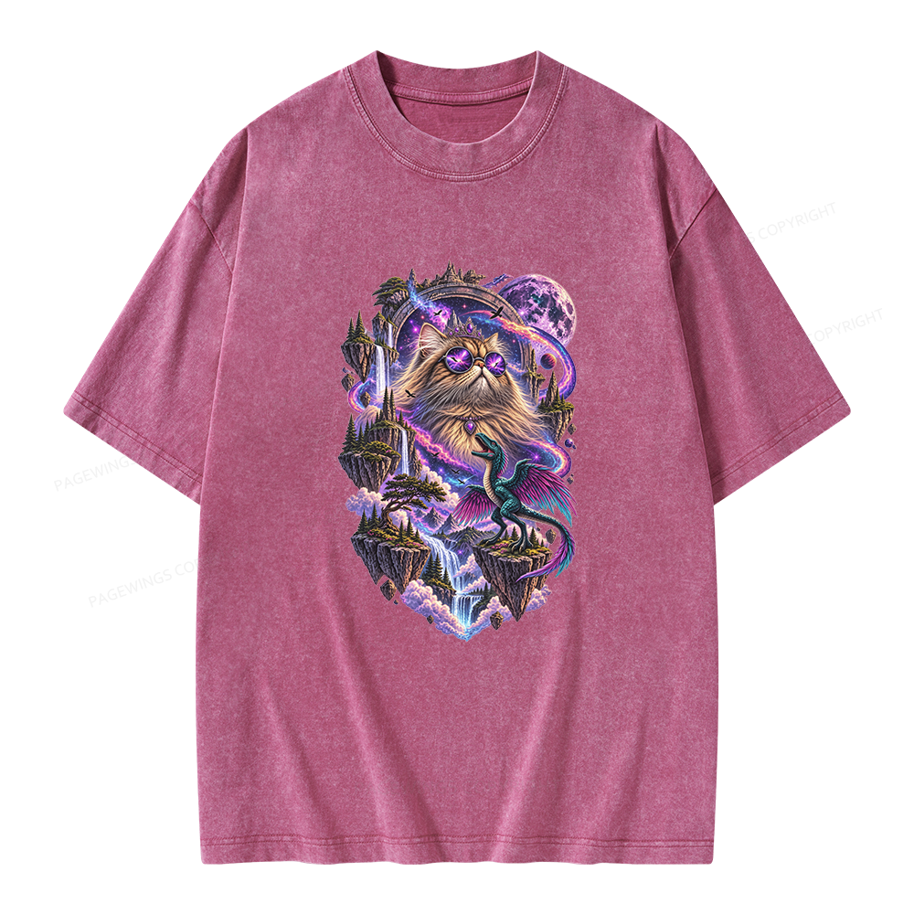 Pagewings Sci Fi Bookish Unisex Washed T-shirt