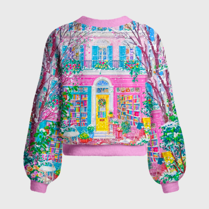 Pagewings Bookstore Women's Cardigan Sweater