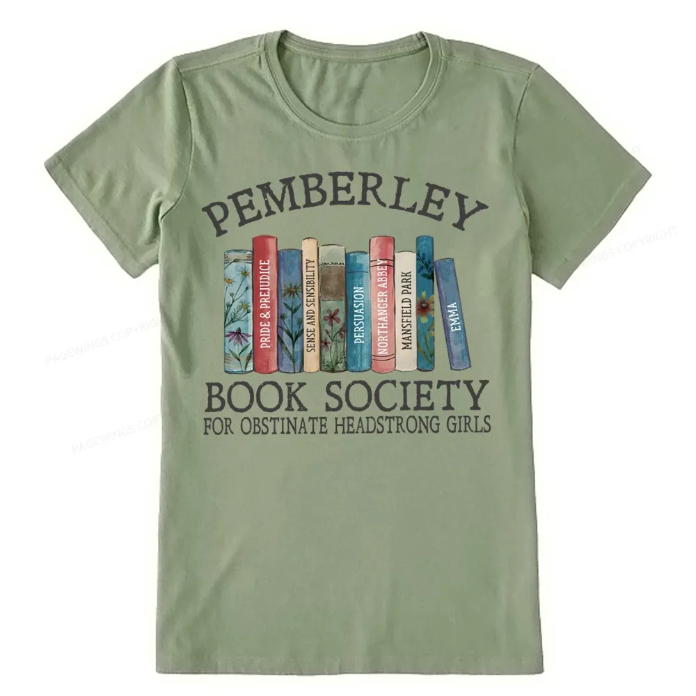 Pagewings Pemberley Book Society Unisex Classic T-shirt