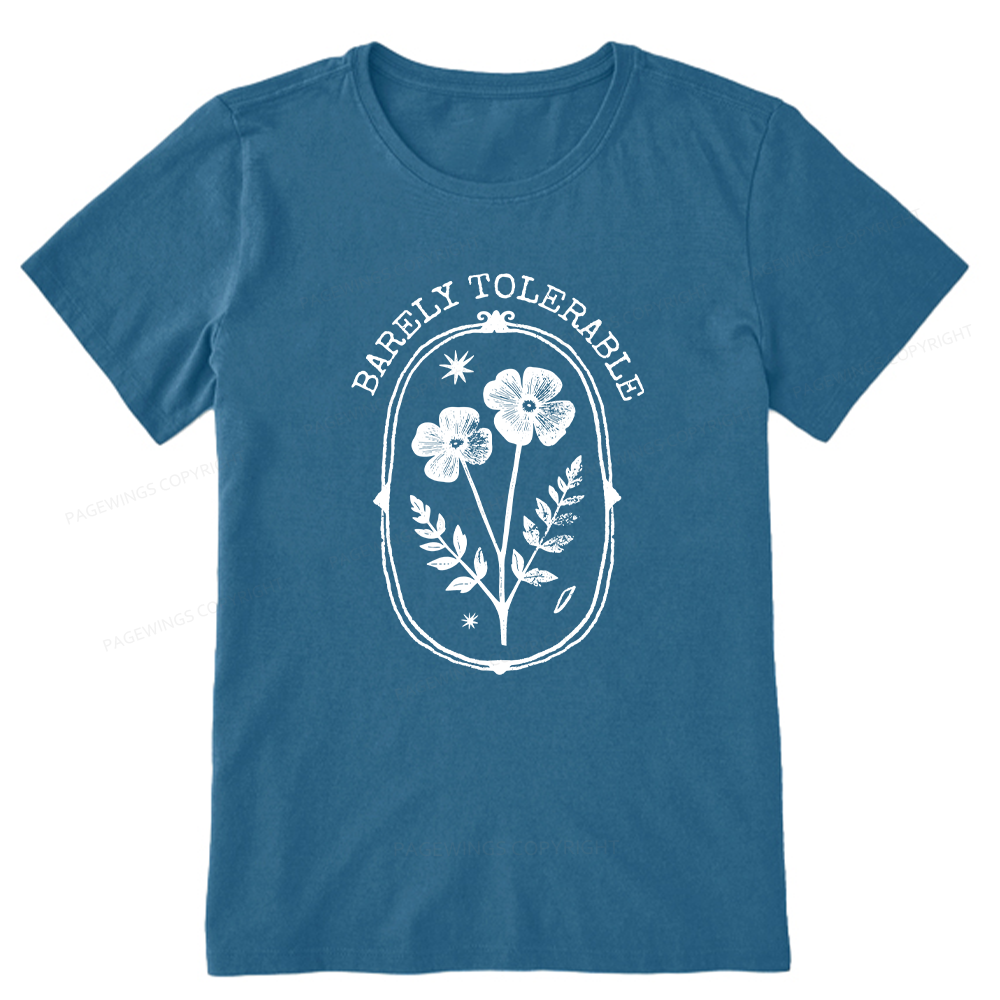 Pagewings Barely Tolerable Unisex Classic T-shirt